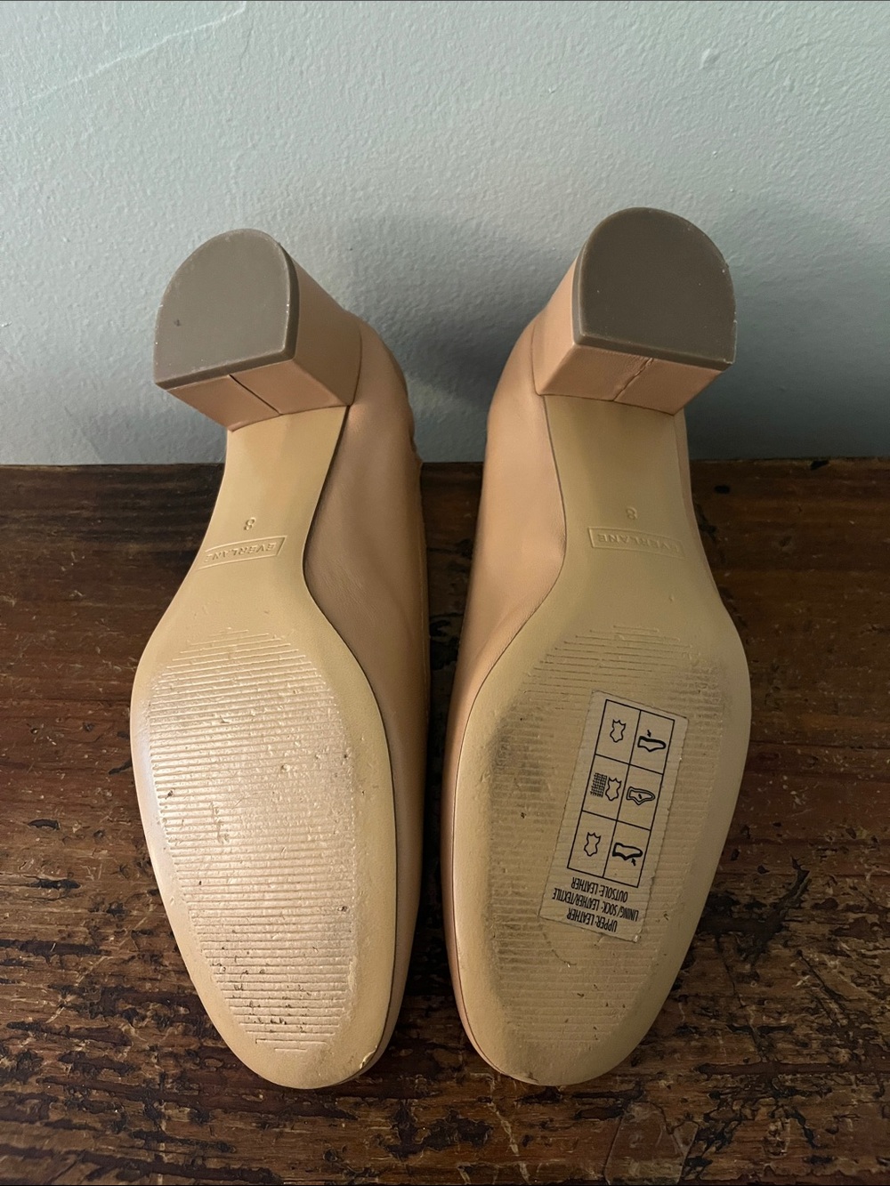 Everlane The Day Heel in Blush Tan - Picture 5 of 5